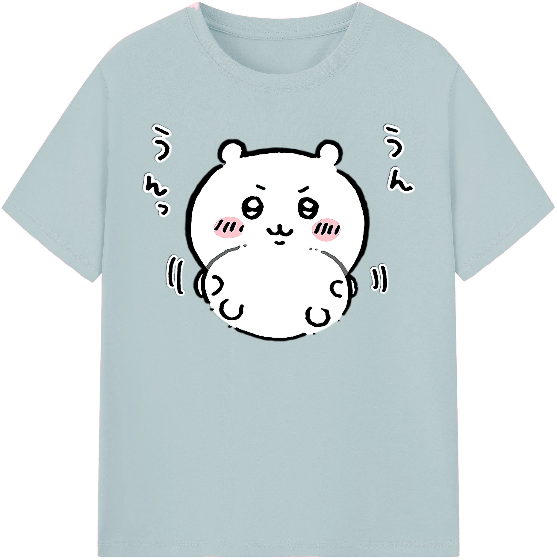 （画像用） ちいかわ ちいかわ Chii-kawa chiikawa 綿100％半袖Tシャツ（フロントプリント）